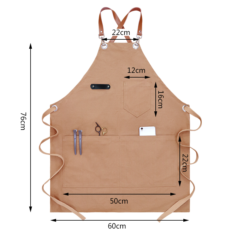 Woodworking Overalls - Apron Kanvas Tebal Tahan Lama Anti