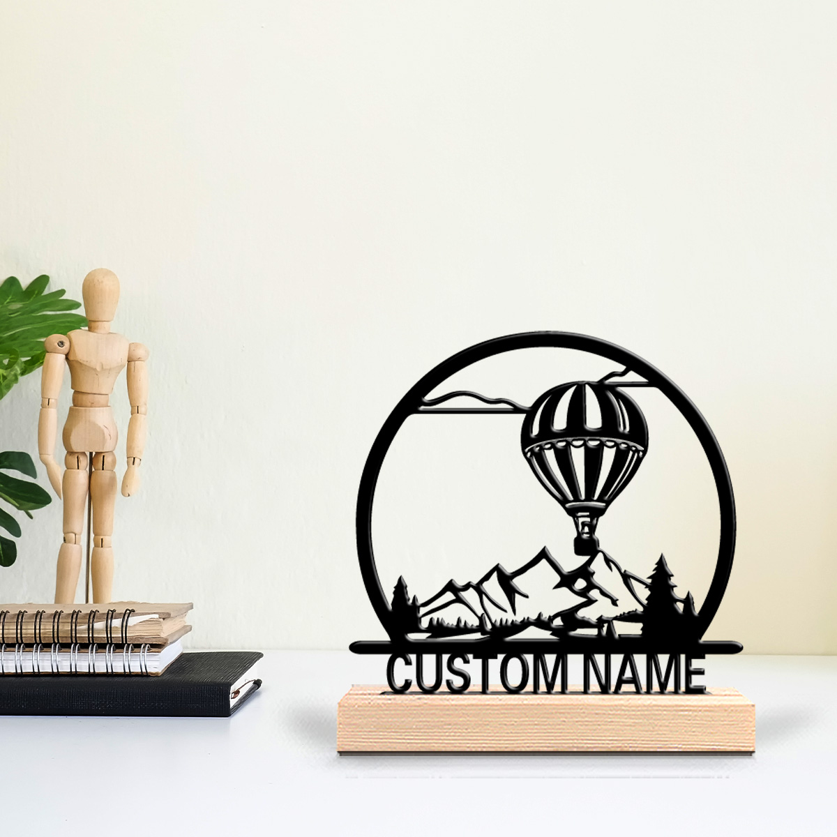 Woodworking Hobbies - 1pc Balon Udara Panas Patung Timah