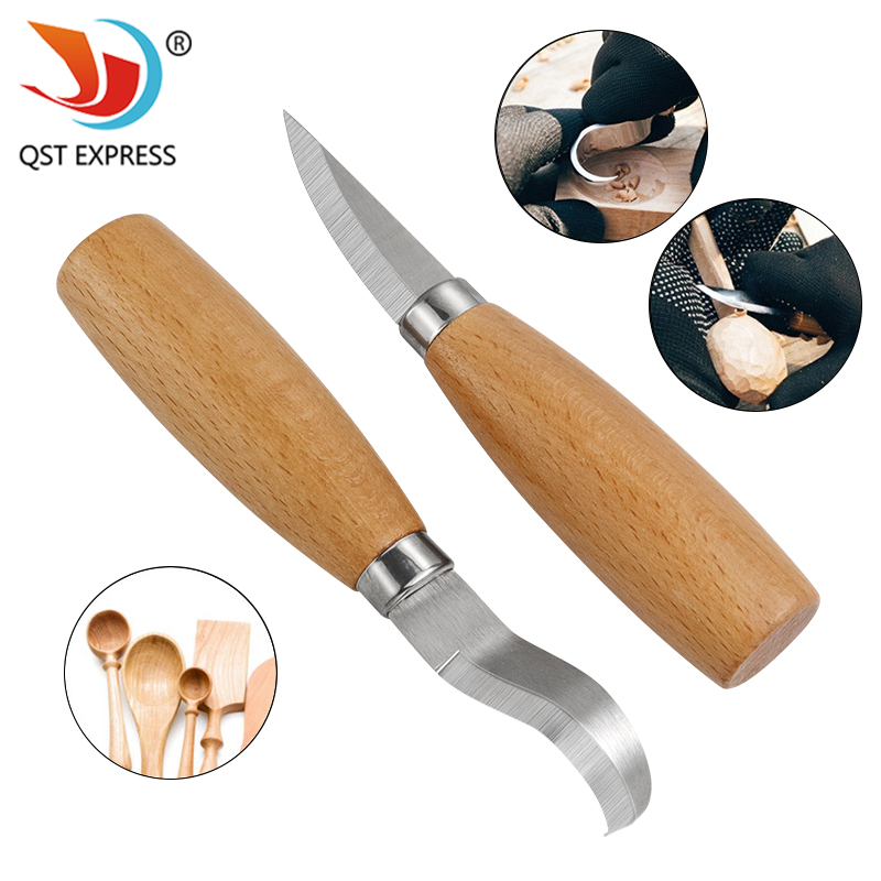 Woodworking Knife - Pisau Ukir Besi Tahan Karat Gagang