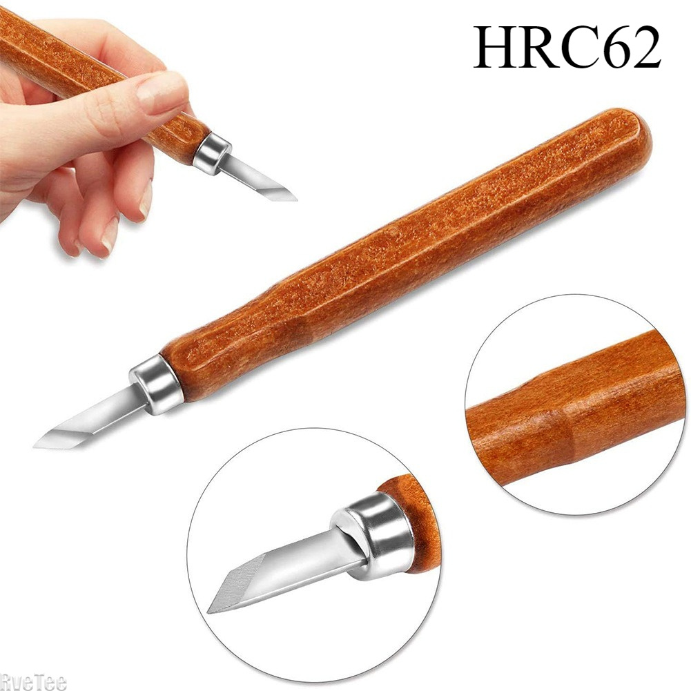 Woodworking Knife - 12 Buah Set Alat Ukir Kayu