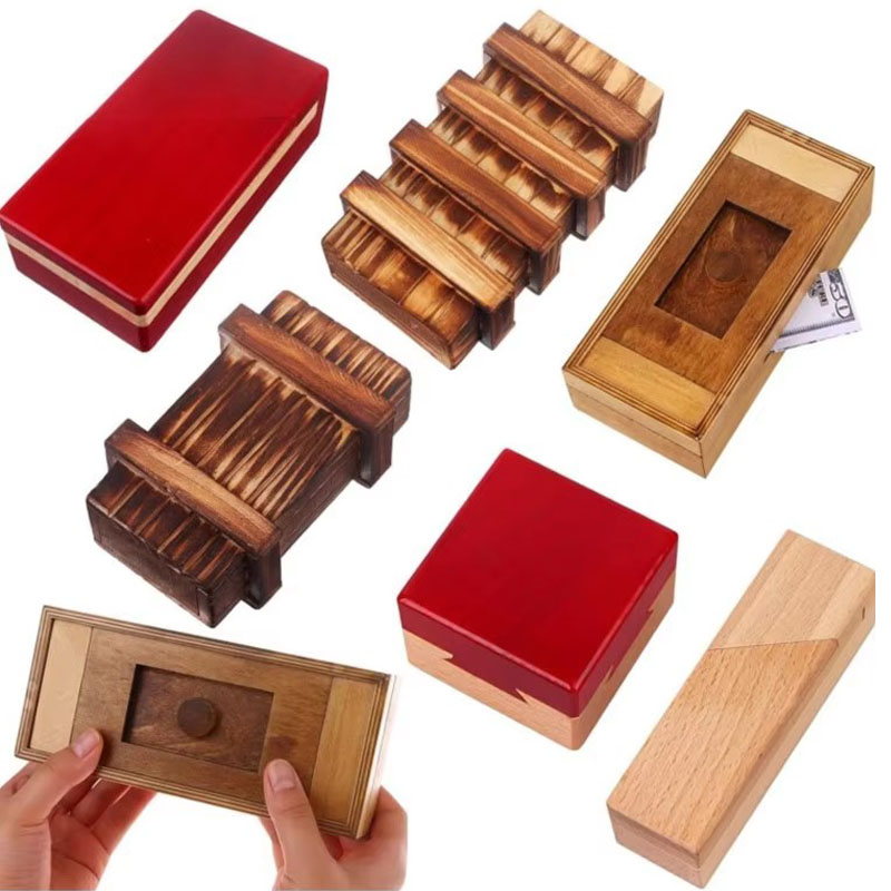 Woodworking Hobby - Kotak Puzzle Kayu dengan Kompartemen Rahasia
