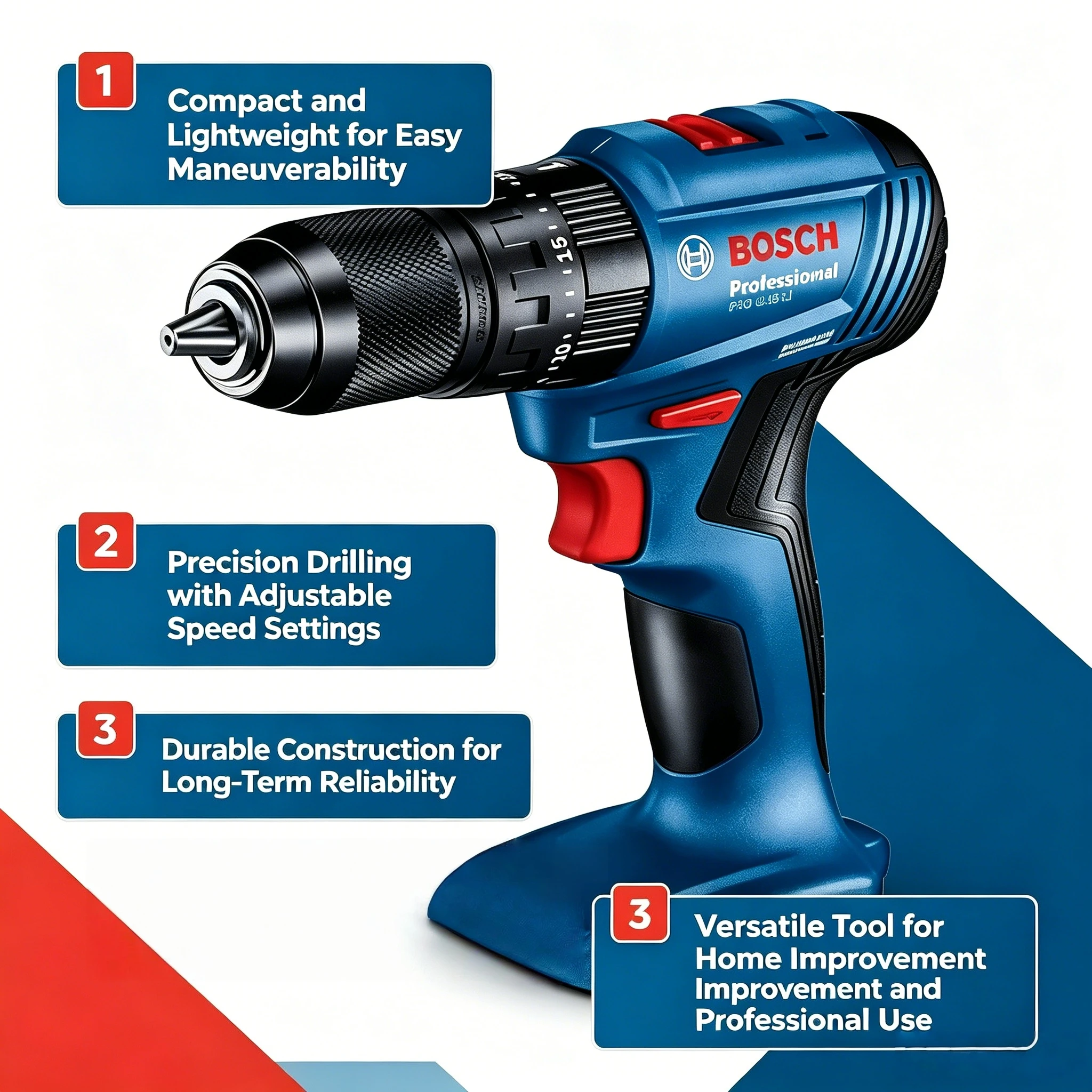 Bosch GSB 185-LI 18V Bor Impac - Bosch Drill Gsb 18V ulasan dan harga