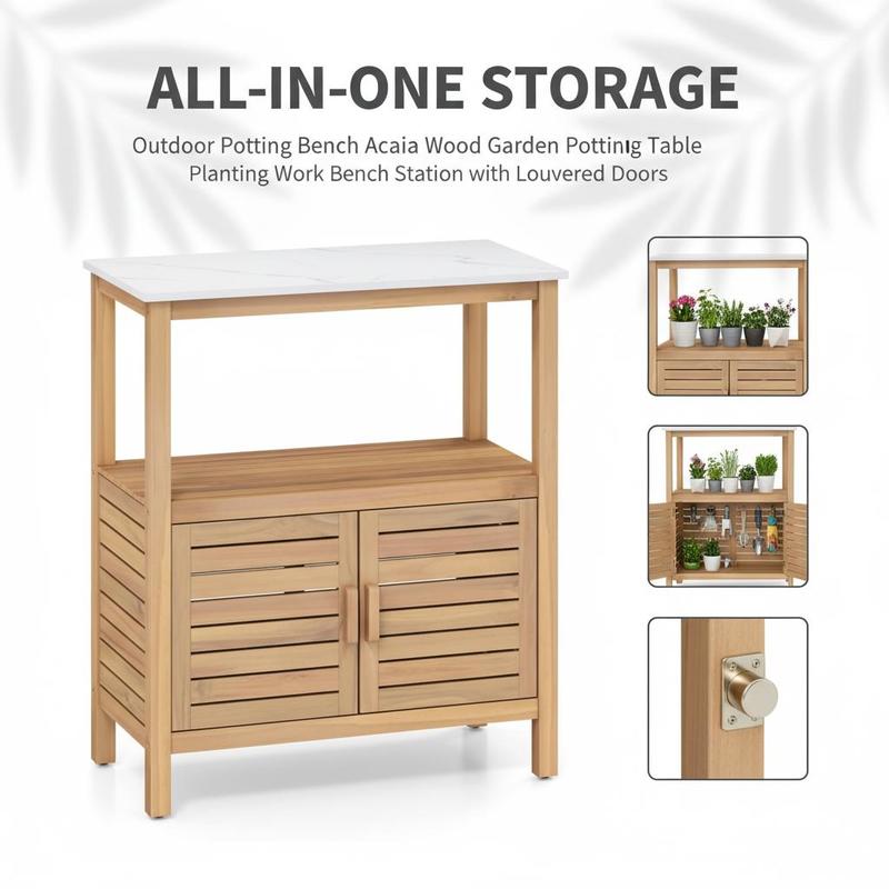 Meja Kerja Tanam Kayu Akasia u - Woodworking Workbench ulasan dan harga