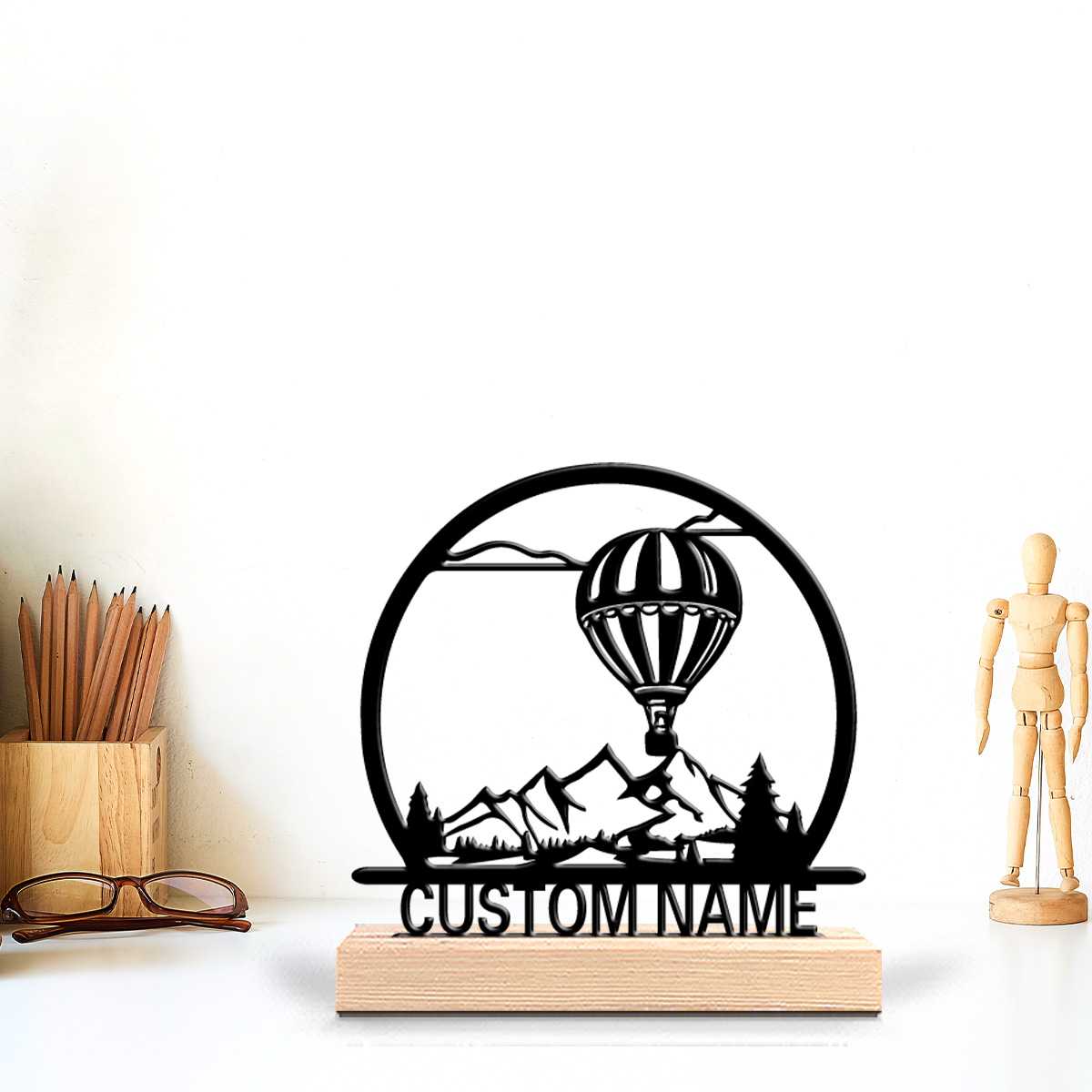 1pc Balon Udara Panas Patung T - Woodworking Hobbies ulasan dan harga