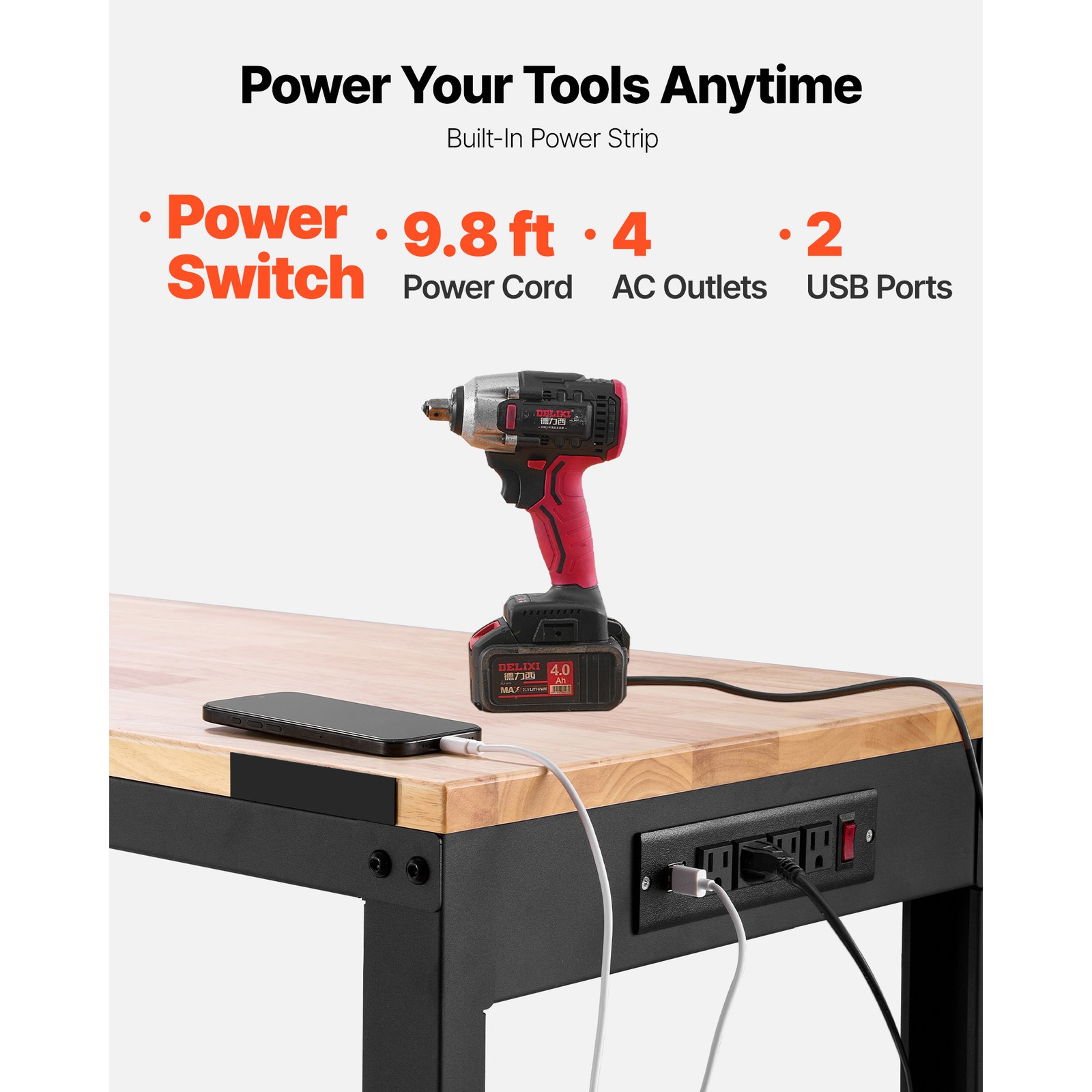 Meja Kerja dengan Ketinggian y - Woodworking Workbench ulasan dan harga