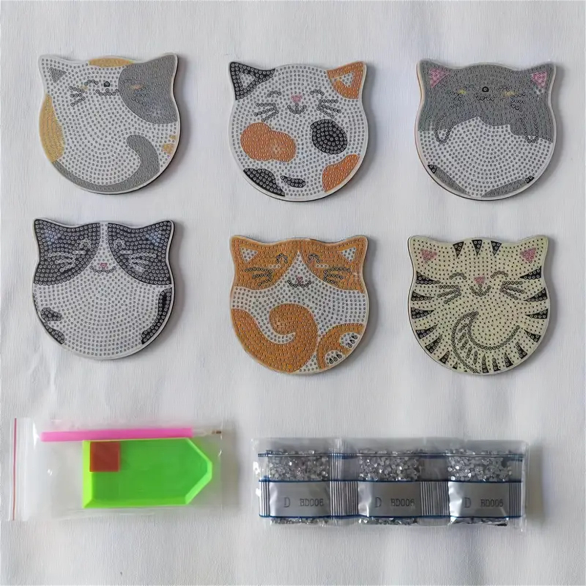 6 buah/Set DIY tatakan minuman - Woodworking Hobbies ulasan dan harga
