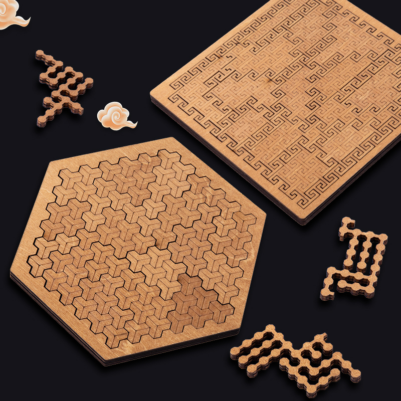 Puzzle kayu tak mungkin teka-t - Woodworking Hobby ulasan dan harga