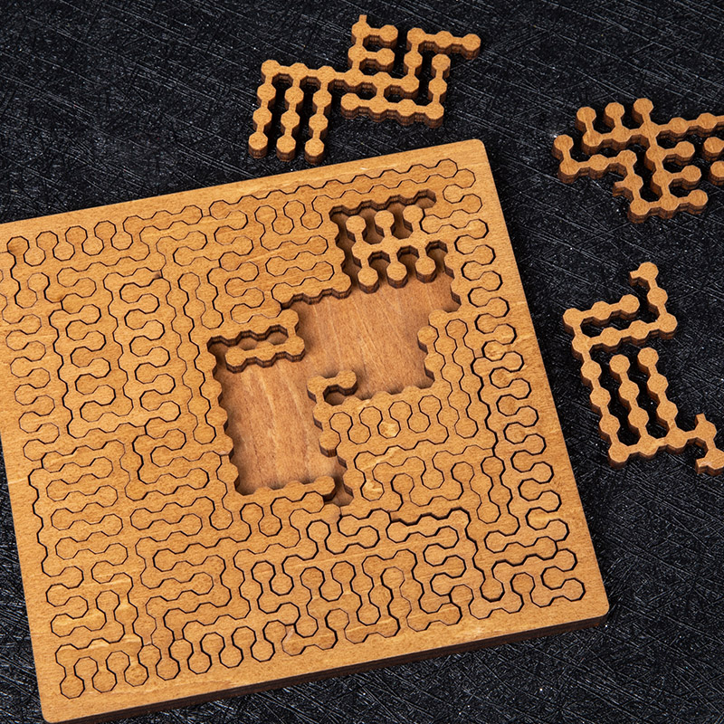Puzzle kayu tak mungkin teka-t - Woodworking Hobby ulasan dan harga