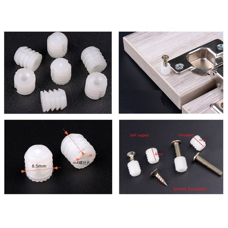 1000 Buah/Banyak M4 Nilon Nut  - Woodworking Hammer ulasan dan harga
