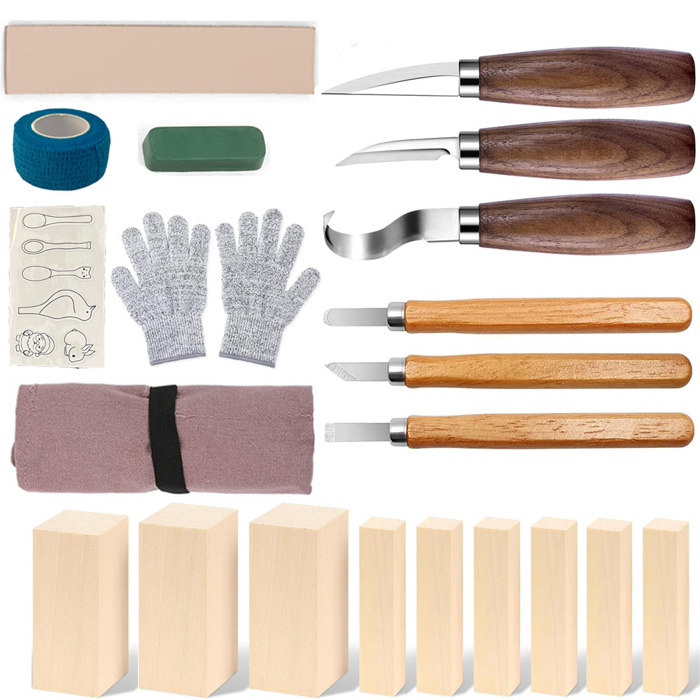 Set Pisau Ukir Kotak Hadiah 21 - Woodworking Knife ulasan dan harga
