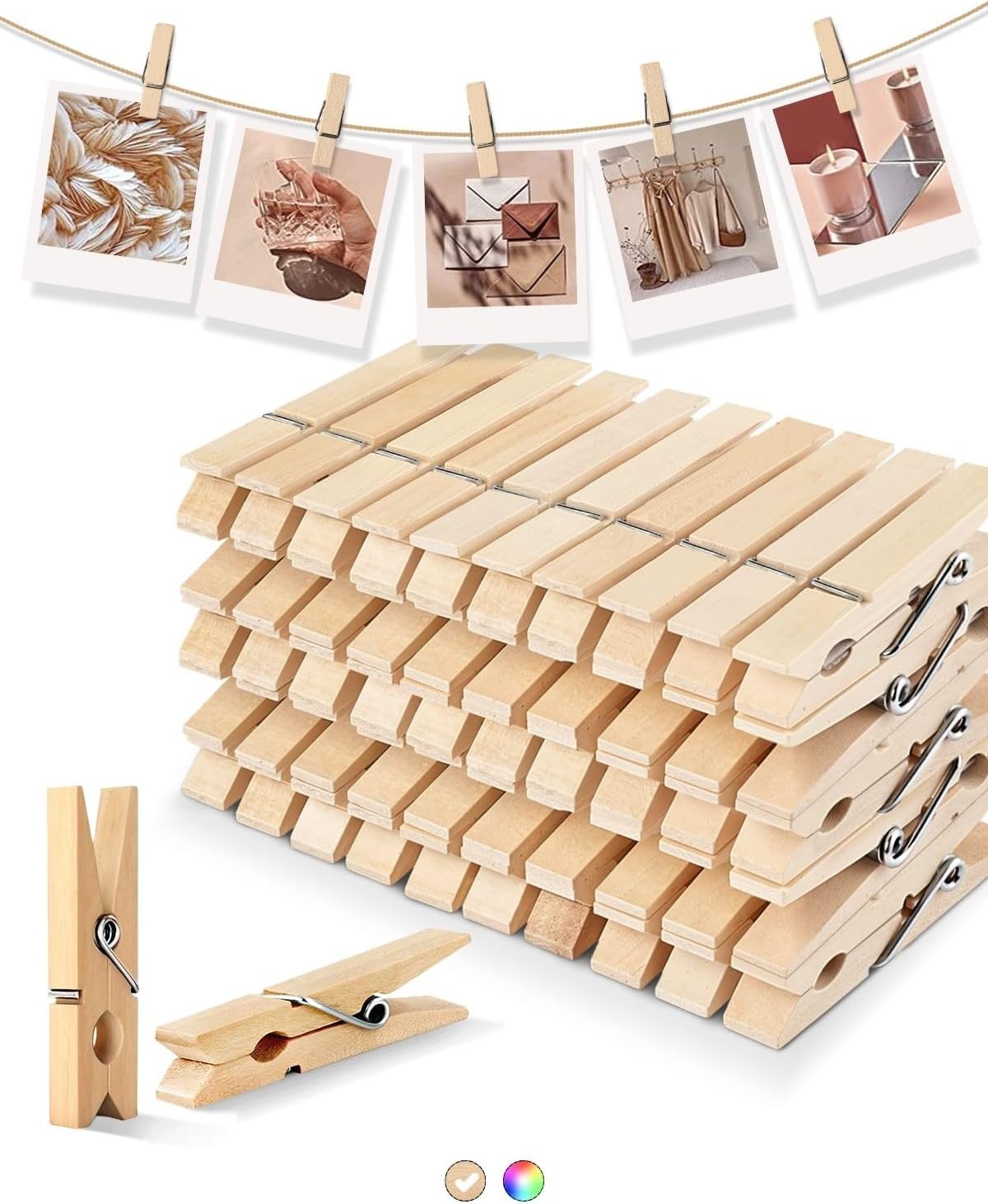 100/10 Buah Klip Kayu Mini Bua - Woodworking Z Clips ulasan dan harga