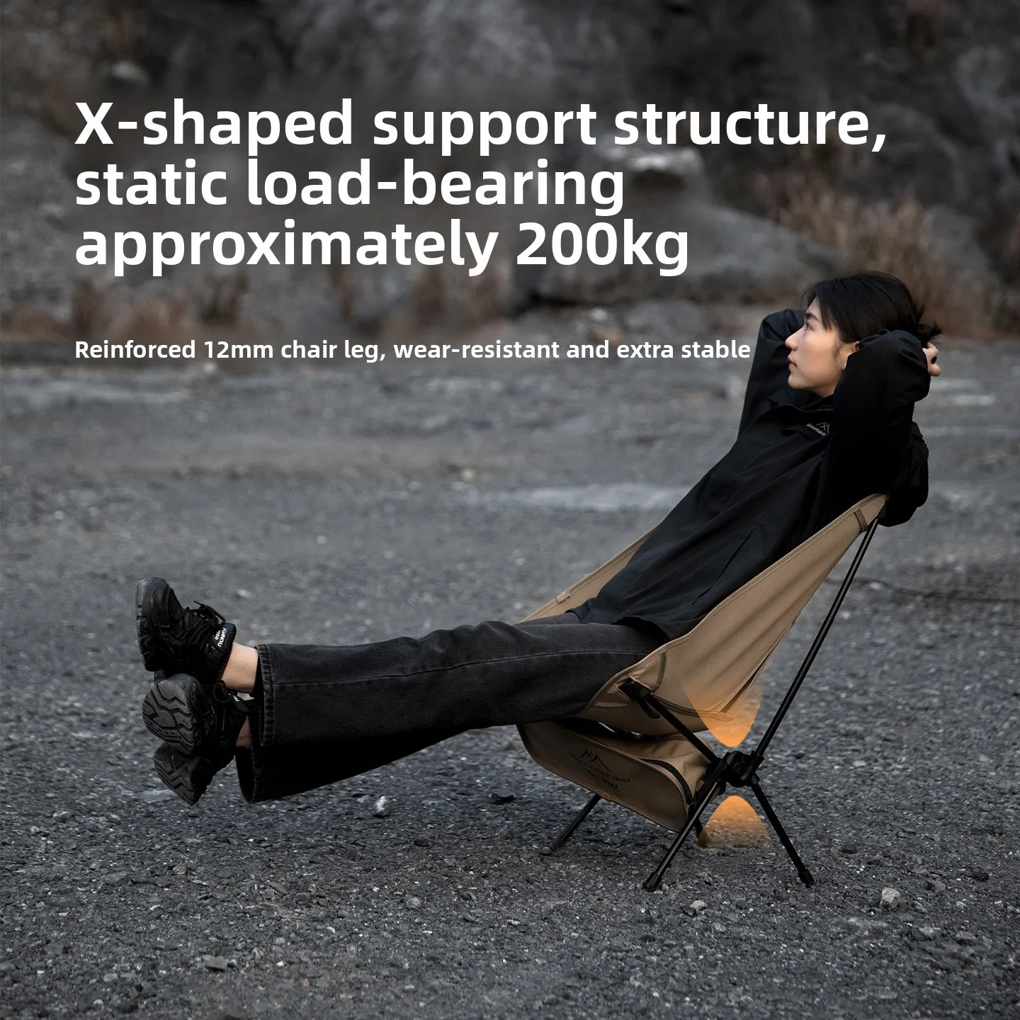 Kursi Lipat Ultra Ringan MOUNT - Woodworking Outdoor Furniture ulasan dan harga