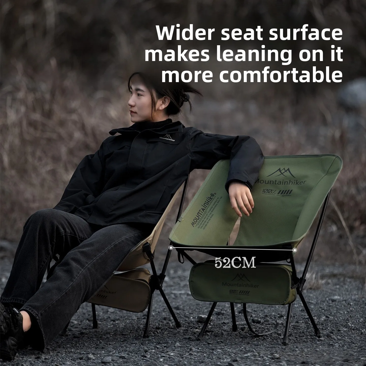 Kursi Lipat Ultra Ringan MOUNT - Woodworking Outdoor Furniture ulasan dan harga