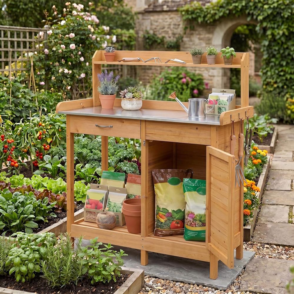 Meja Kerja Taman Kayu dengan K - Woodworking Workbench ulasan dan harga