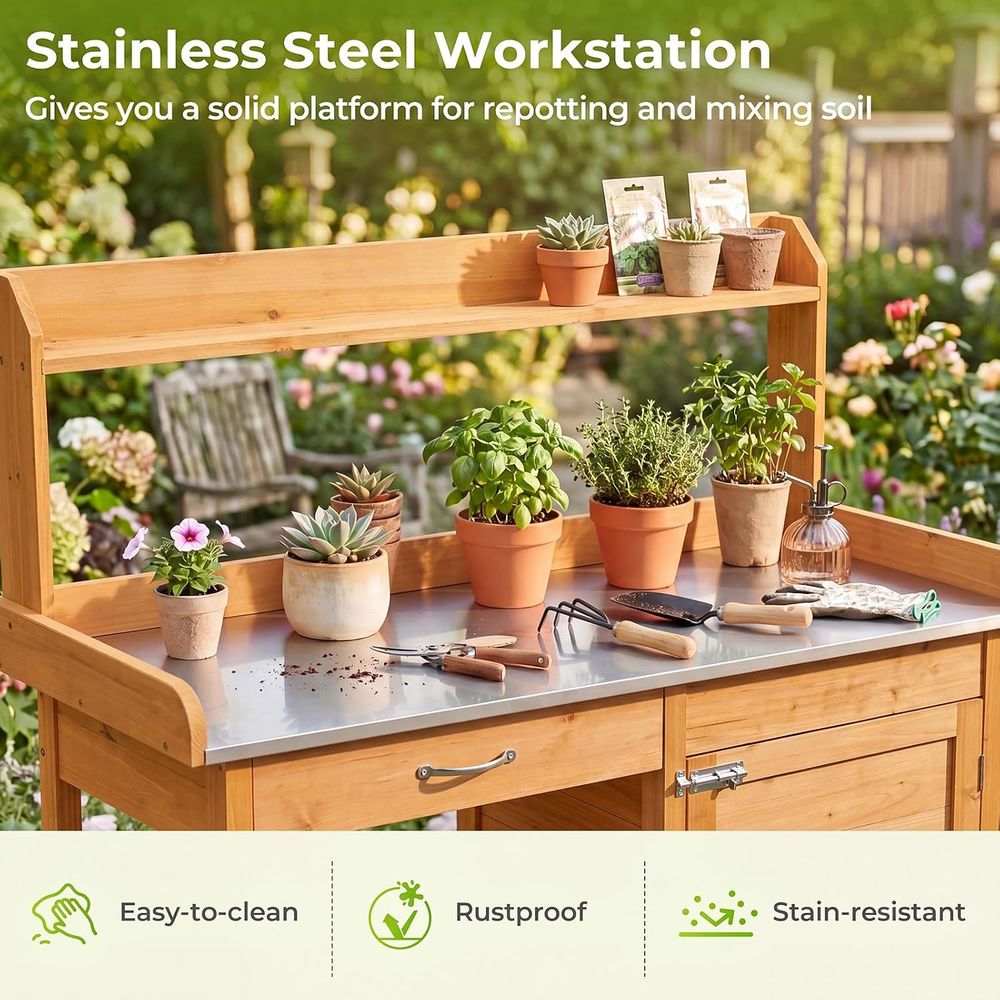 Meja Kerja Taman Kayu dengan K - Woodworking Workbench ulasan dan harga