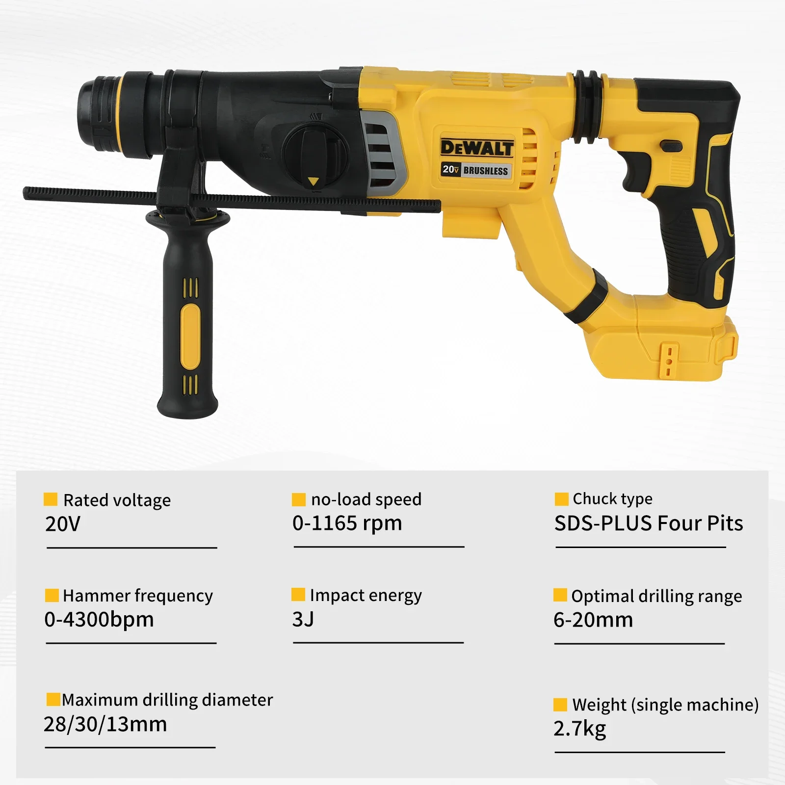 Promo Panas DEWALT 20V Brushle - Woodworking Hammer ulasan dan harga