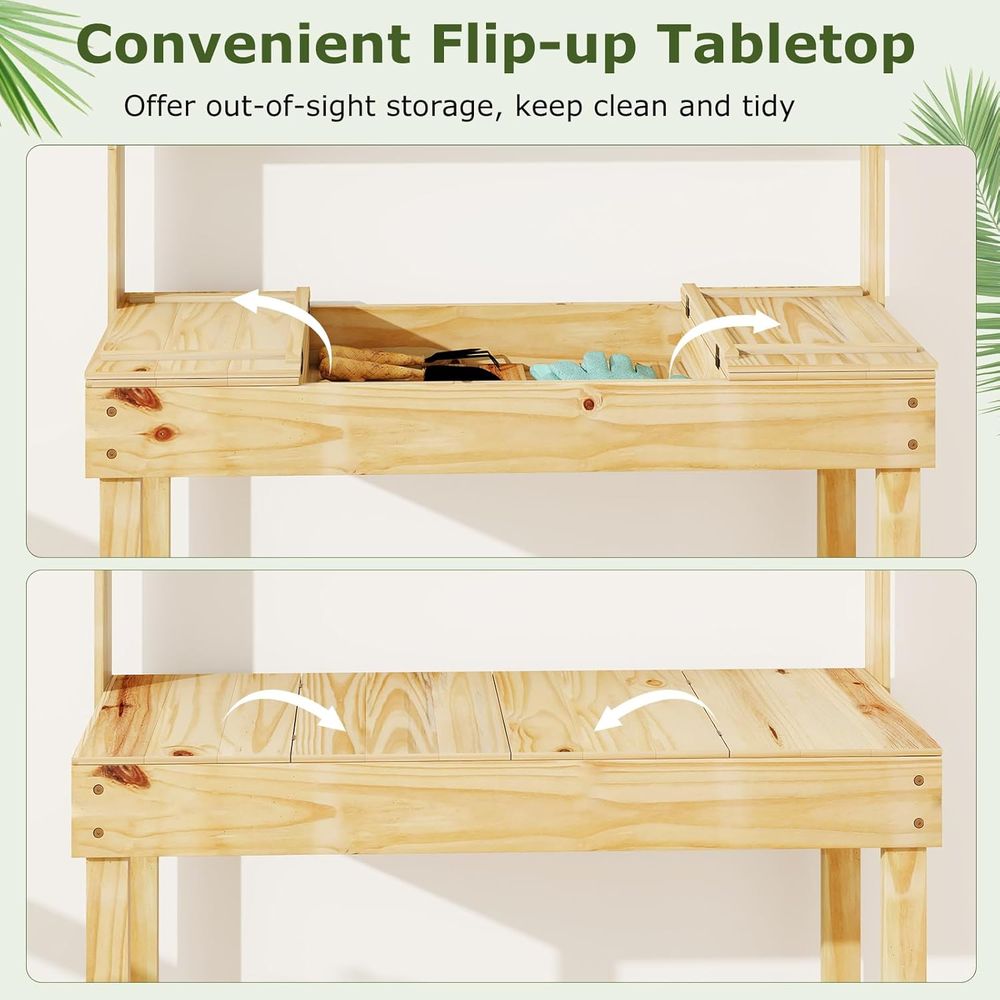 Meja Kerja Taman Kayu 60”, Mej - Woodworking Workbench ulasan dan harga