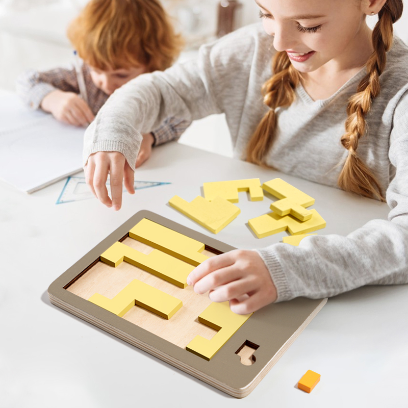 Teka-teki Jigsaw Puzzle geomet - Woodworking Hobby ulasan dan harga