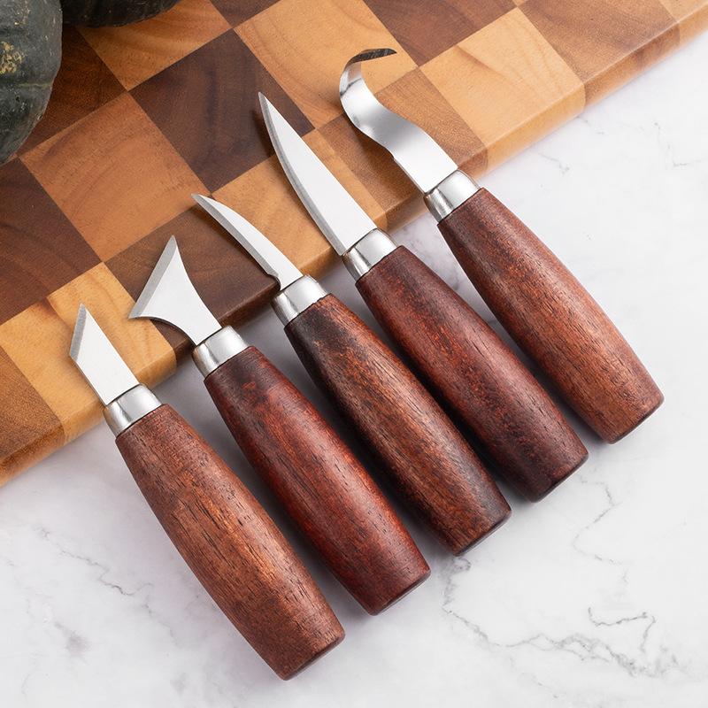Set Alat Ukir Kayu 5 Buah Baru - Woodworking Knife ulasan dan harga