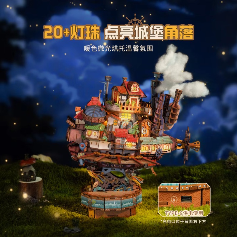 Kapal Perjalanan Asli Howl's M - Woodworking Hobby ulasan dan harga